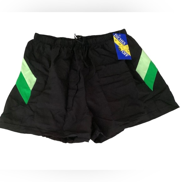 New woman within Swimming short quick dry with elastic size 1X Black/Green - Picture 1 of 5